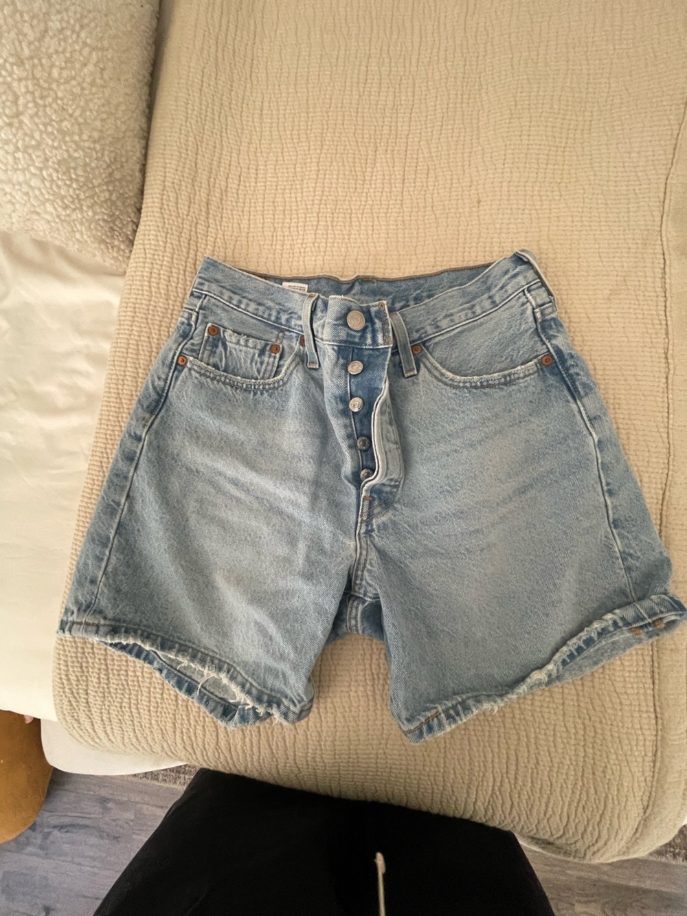Levis denim shorts